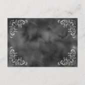 ヴィンテージシルバーブラックウォーターカラー詳細 エンクロージャーカード (裏面)