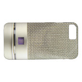 ヴィンテージシルバーマイク聴覚 Case-Mate iPhoneケース (裏面(横))