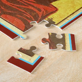 ヴィンテージシルバー時代漫画ブックタイトルページ ジグソーパズル (側面)