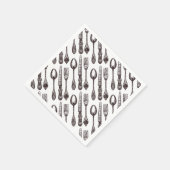 ヴィンテージシルバ華美ウェアアーティスクラシックグルメ スタンダードカクテルナプキン (角)