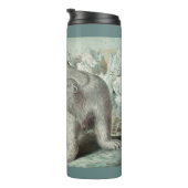 ヴィンテージシロクマ氷山の冬イラストレーション タンブラー (回転右)