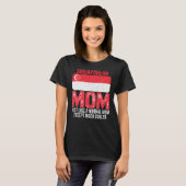 ヴィンテージシンガポールの母シンガポール国旗 Tシャツ (正面フル)
