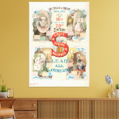 ヴィンテージシンガー裁縫マシンAd キャンバスプリント (インサイチュ (リビング))