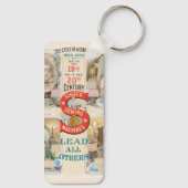 ヴィンテージシンガー裁縫マシンAd キーホルダー (裏面)