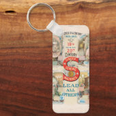 ヴィンテージシンガー裁縫マシンAd キーホルダー (正面)