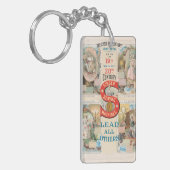 ヴィンテージシンガー裁縫マシンAd キーホルダー (正面左)