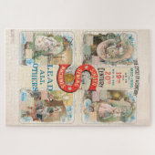 ヴィンテージシンガー裁縫マシンAd ジグソーパズル (横)