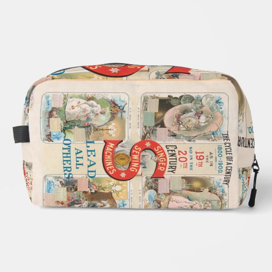 ヴィンテージシンガー裁縫マシンAd ドップキット (正面)