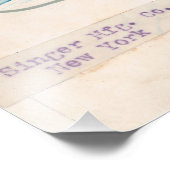 ヴィンテージシンガー裁縫マシンAd フォトプリント (角)