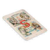 ヴィンテージシンガー裁縫マシンAd マグネット (右側)