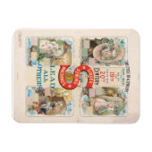 ヴィンテージシンガー裁縫マシンAd マグネット (横)