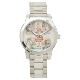 ヴィンテージシンガー裁縫マシンAd 腕時計