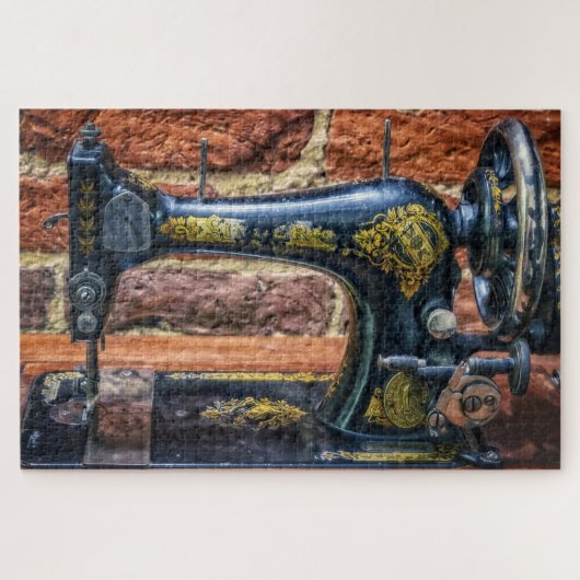 ヴィンテージシンガー裁縫加工ジグソーパズル ジグソーパズル (横)