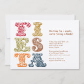 ヴィンテージシンコデマヨフェスタ招待状 招待状 (正面)