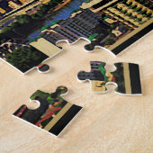 ヴィンテージシンシナティ・スカイライン ジグソーパズル (側面)