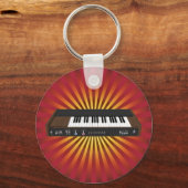 ヴィンテージシンセサイザ： 3Dモデル： Keychain キーホルダー (正面)
