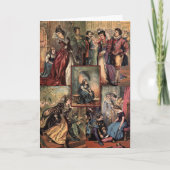 ヴィンテージシンデレラクリスマスモンタージュ シーズンカード (正面)