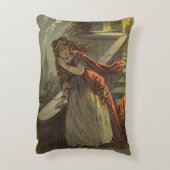 ヴィンテージシンデレラビクトリアン、おとぎ話 アクセントクッション (裏面(縦))