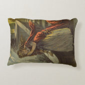 ヴィンテージシンデレラビクトリアン、おとぎ話 アクセントクッション (裏面)