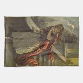 ヴィンテージシンデレラビクトリアン、おとぎ話 キッチンタオル (横)