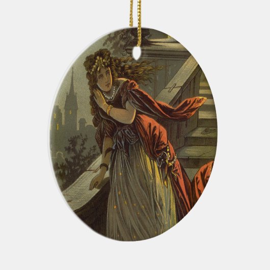 ヴィンテージシンデレラビクトリアン、おとぎ話 セラミックオーナメント (右)