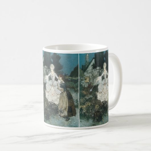 ヴィンテージシンデレラフェアリーゴッドマザーバイエドモンド・ダラック コーヒーマグカップ (正面右)