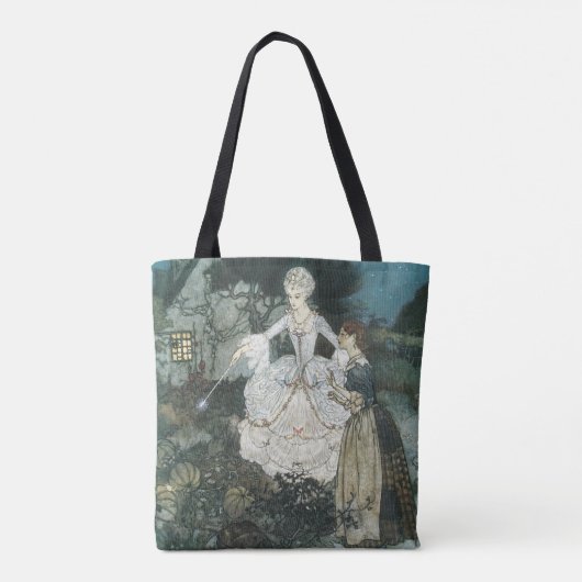 ヴィンテージシンデレラフェアリーゴッドマザーバイエドモンド・ダラック トートバッグ (裏面)