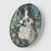 ヴィンテージシンデレラフェアリーゴッドマザーバイエドモンド・ダラック ラージ壁時計 (傾斜)
