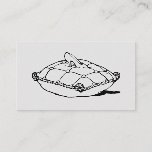 ヴィンテージシンデレラ白黒披露宴カード エンクロージャーカード (裏面)