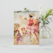 ヴィンテージシンデレラ童話グリーティングカード (スタンド正面)
