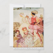 ヴィンテージシンデレラ童話グリーティングカード (正面)