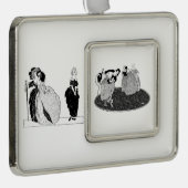 ヴィンテージシンデレラ シルバープレートフレームオーナメント (右)