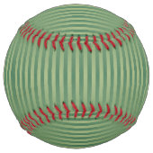 ヴィンテージシンプルオリーブセージ緑グラディエントストライプの ソフトボール (裏面)