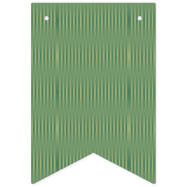 ヴィンテージシンプルオリーブセージ緑グラディエントストライプの バンティングフラッグ