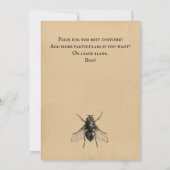 ヴィンテージシンプルハローウィンパーティ招待状 招待状 (裏面)