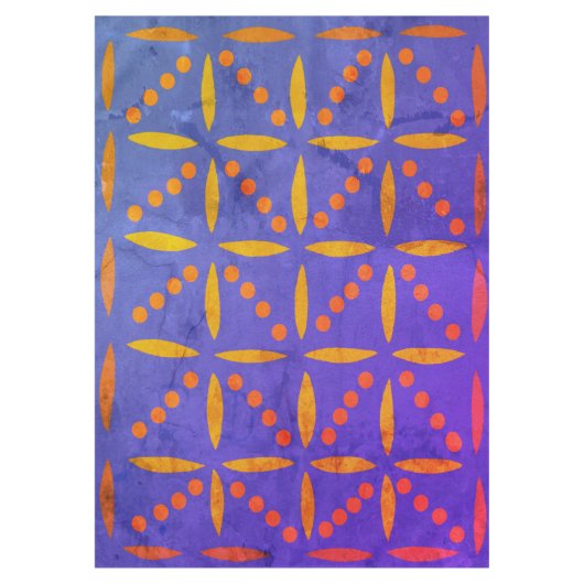 ヴィンテージシンプルフローラ テーブルクロス (正面)