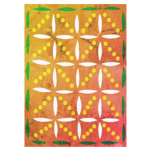 ヴィンテージシンプルフローラ テーブルクロス (正面)