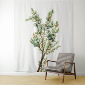 ヴィンテージシンプルボタニカルマウンテンジュニパー タペストリー (インサイチュ)