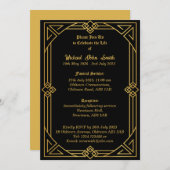 ヴィンテージシンプルミニマル記念招待状 招待状 (正面/裏面)