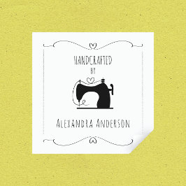 ヴィンテージシンプル裁縫機手工芸 スクエアシール