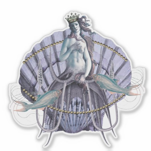 ヴィンテージシーウィッチコラージュ シール (正面)