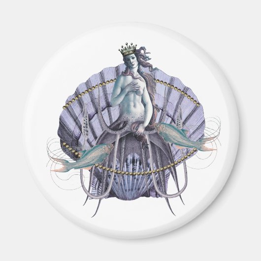 ヴィンテージシーウィッチコラージュ マグネット (正面)