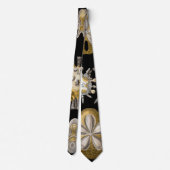 ヴィンテージシーウルチンスサンドダラーズバイエルンストヘックル ネクタイ (裏面)