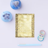 ヴィンテージシークイン金ゴールド《写真》ぼけ味テンプレート チラシ (シングル)