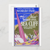 ヴィンテージシークリフ、ニューヨークポストカード ポストカード (正面/裏面)