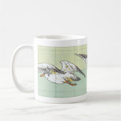 ヴィンテージシーグルスフェイクタイルコーヒーマグ コーヒーマグカップ (左)