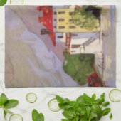 ヴィンテージシーサイドビレッジイタリア観光 キッチンタオル (折り畳み)