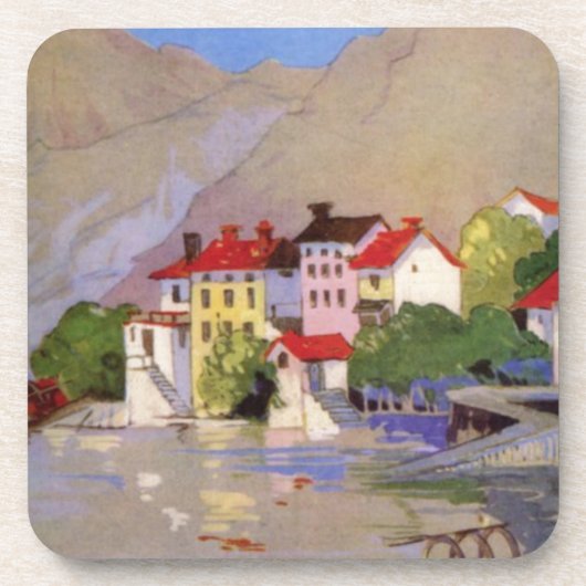 ヴィンテージシーサイドビレッジイタリア観光 コースター (正面)