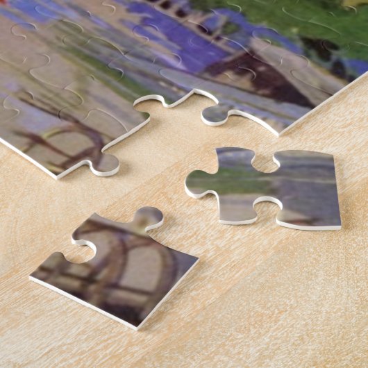 ヴィンテージシーサイドビレッジイタリア観光 ジグソーパズル (側面)