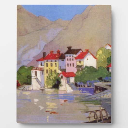 ヴィンテージシーサイドビレッジイタリア観光 フォトプラーク (正面)